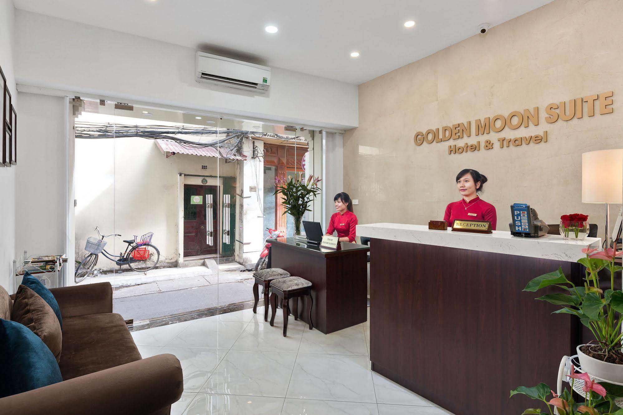 Golden Moon Suite Hotel Hanoi Buitenkant foto